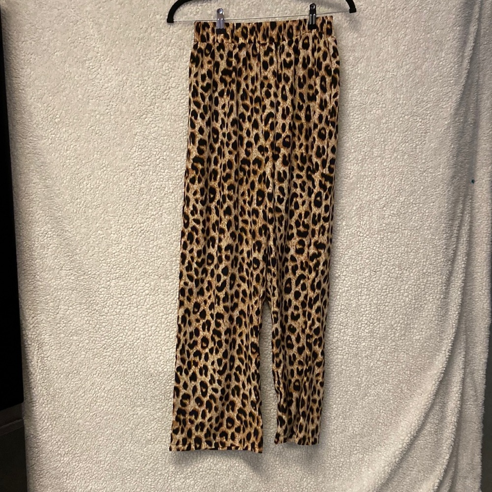 Silky feeling pajama bottoms.